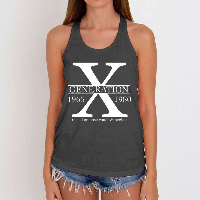 Gen X Colors Generation X Gen X Women's Knotted Racerback Tank