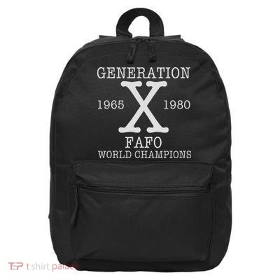 Generation X Fafo World Champions 16 in Basic Backpack