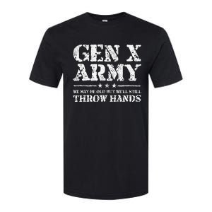 Gen X Gen Xer Generation X Throw Hands Softstyle CVC T-Shirt