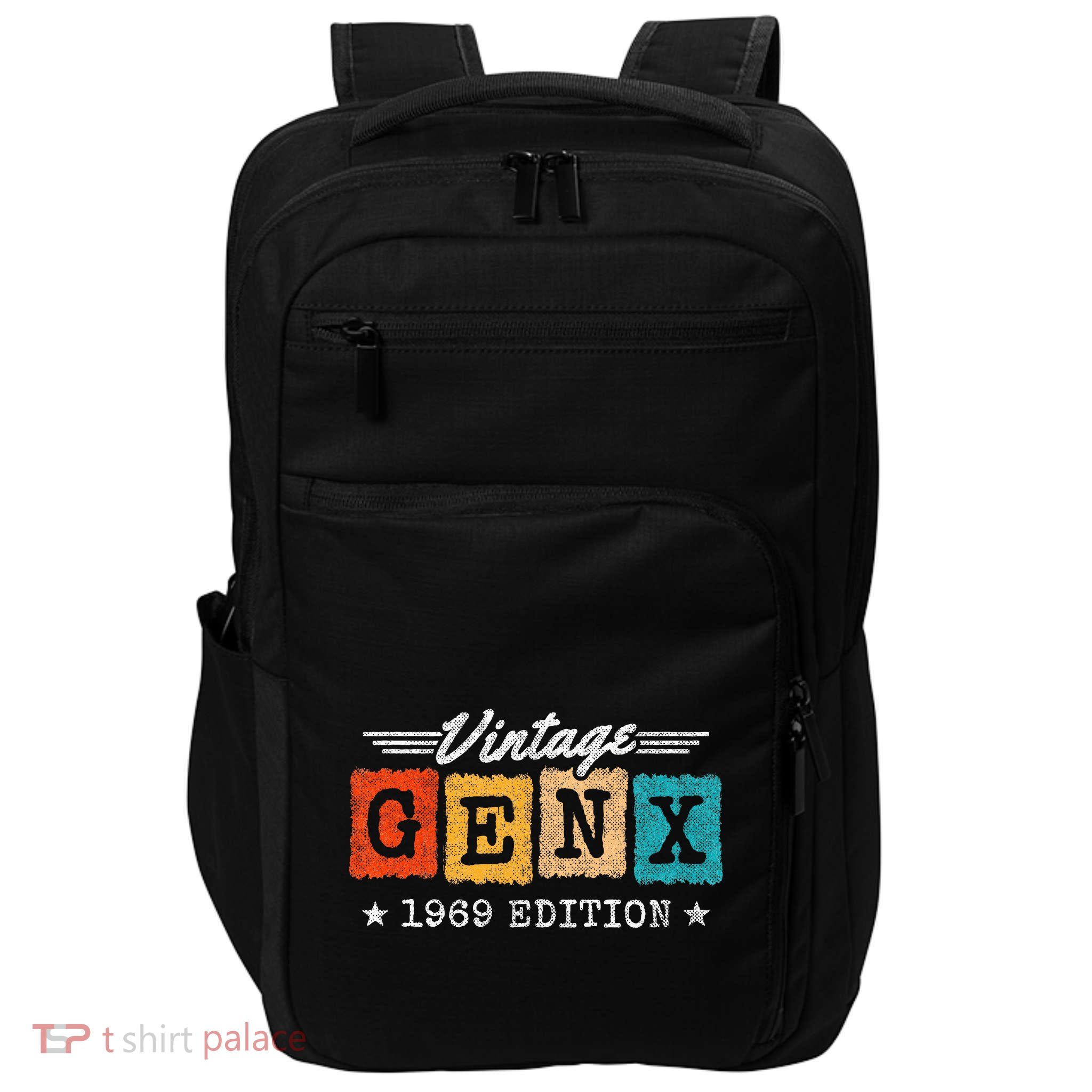 Gen X Generation Gen Xer Born 1969 Gen X 1969 Birthday Impact Tech Backpack