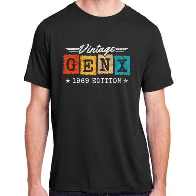 Gen X Generation Gen Xer Born 1969 Gen X 1969 Birthday Adult ChromaSoft Performance T-Shirt