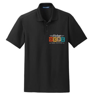 Gen X Generation Gen Xer Born 1969 Gen X 1969 Birthday Dry Zone Grid Polo