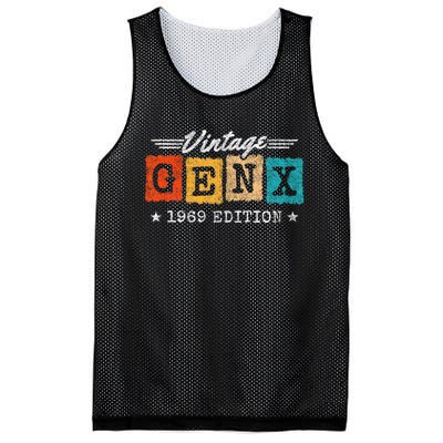 Gen X Generation Gen Xer Born 1969 Gen X 1969 Birthday Mesh Reversible Basketball Jersey Tank