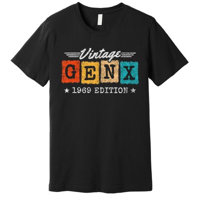 Gen X Generation Gen Xer Born 1969 Gen X 1969 Birthday Premium T-Shirt