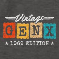 Gen X Generation Gen Xer Born 1969 Gen X 1969 Birthday Vector Backpack