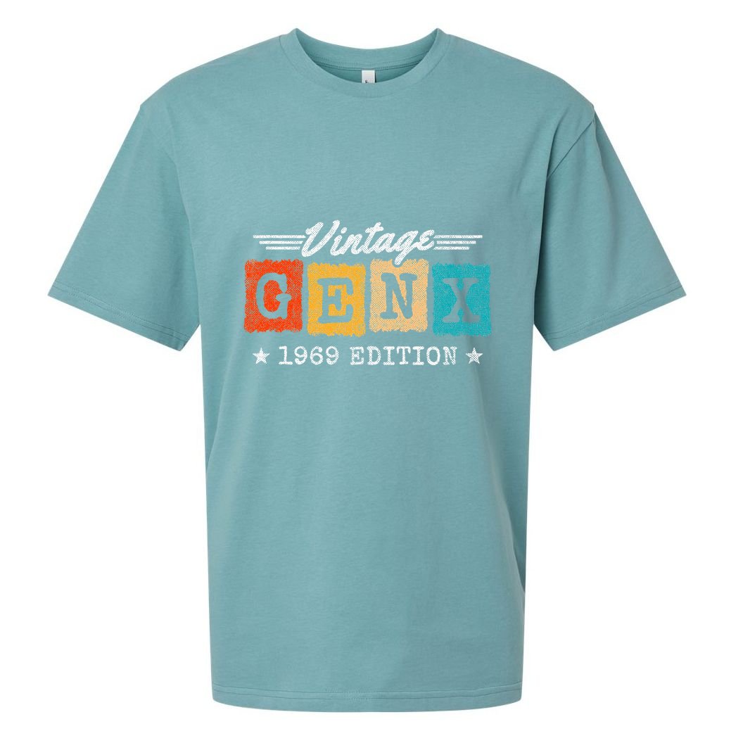 Gen X Generation Gen Xer Born 1969 Gen X 1969 Birthday Sueded Cloud Jersey T-Shirt