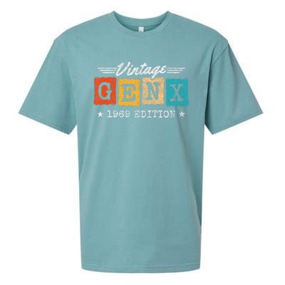 Gen X Generation Gen Xer Born 1969 Gen X 1969 Birthday Sueded Cloud Jersey T-Shirt