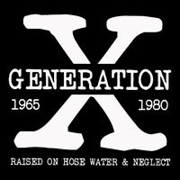 Generation X Gen X Raised On Hose Water And Neglect Nostalgia Full-Length Apron With Pockets