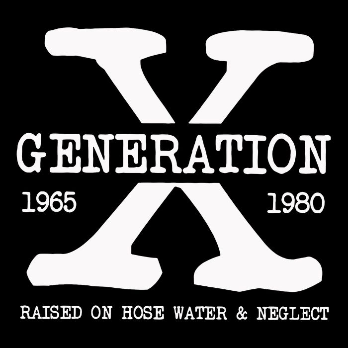 Generation X Gen X Raised On Hose Water And Neglect Nostalgia Full-Length Apron With Pockets