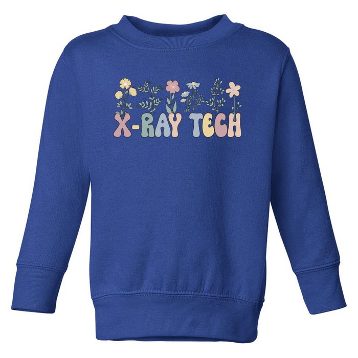 Groovy Xfunny Giftray Technologist Flowers Xfunny Giftray Tech Funny Gift Toddler Sweatshirt