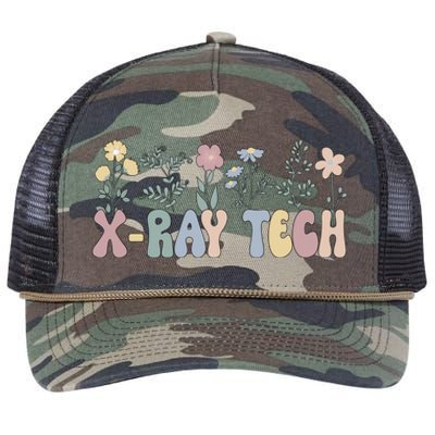 Groovy Xfunny Giftray Technologist Flowers Xfunny Giftray Tech Funny Gift Retro Rope Trucker Hat Cap