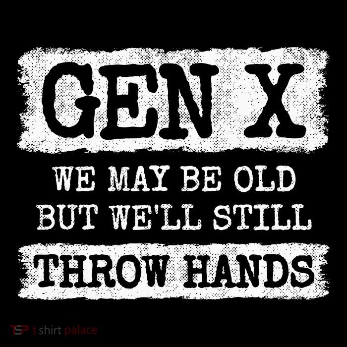 Gen X Gen Xer Generation X Throw Hands Funny Gen X Mousepad