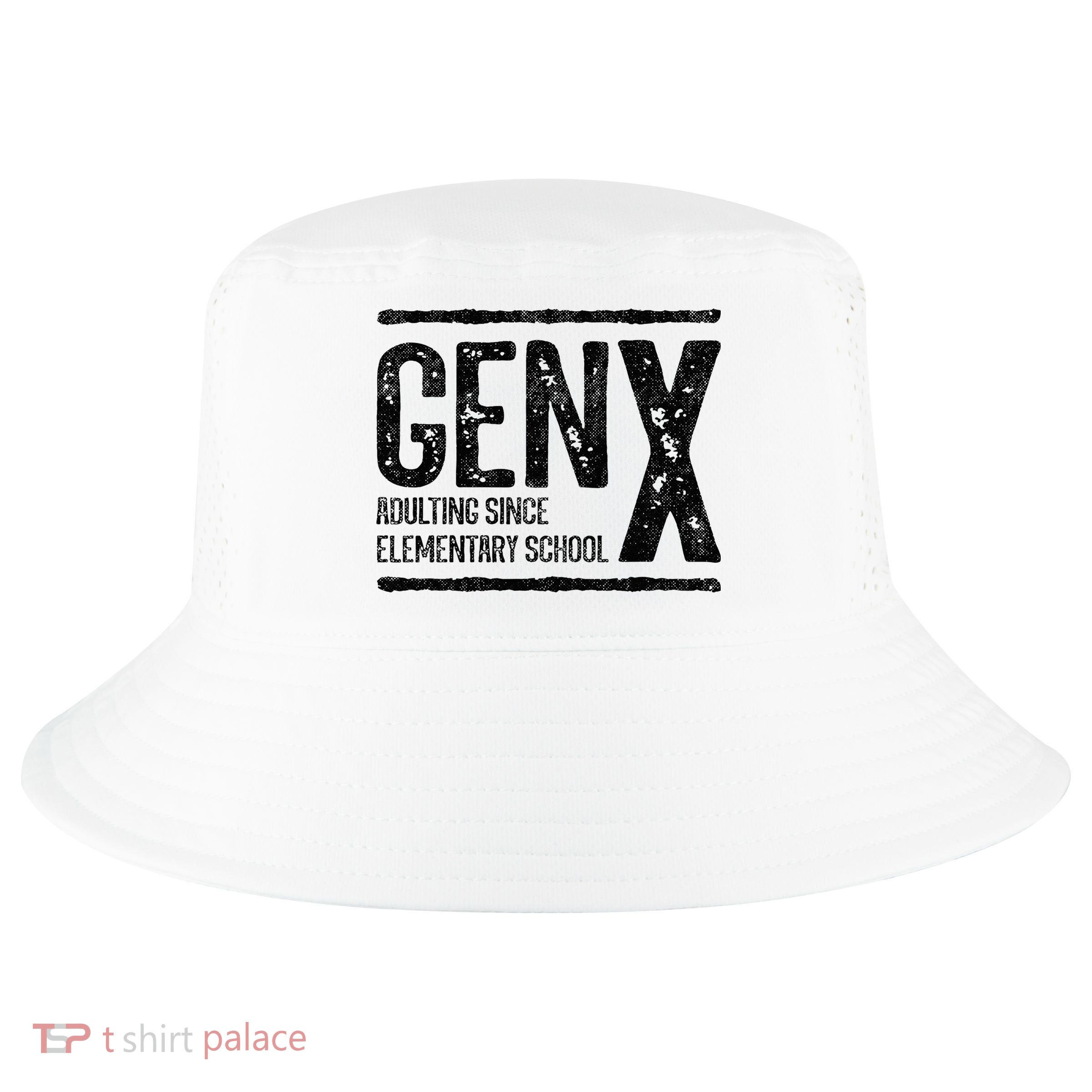 Generation X Gen X Adulting Since Elementary School Cool Comfort Performance Bucket Hat