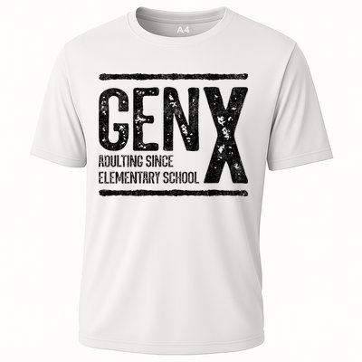 Generation X Gen X Adulting Since Elementary School Performance Shirt