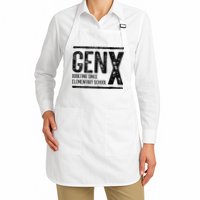 Generation X Gen X Adulting Since Elementary School Apron