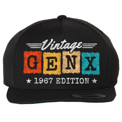 Gen X Generation Gen Xer Born 1967 Gen X 1967 Birthday Wool Snapback Cap