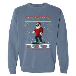 Golfer Xmas Great Gift Garment-Dyed Sweatshirt