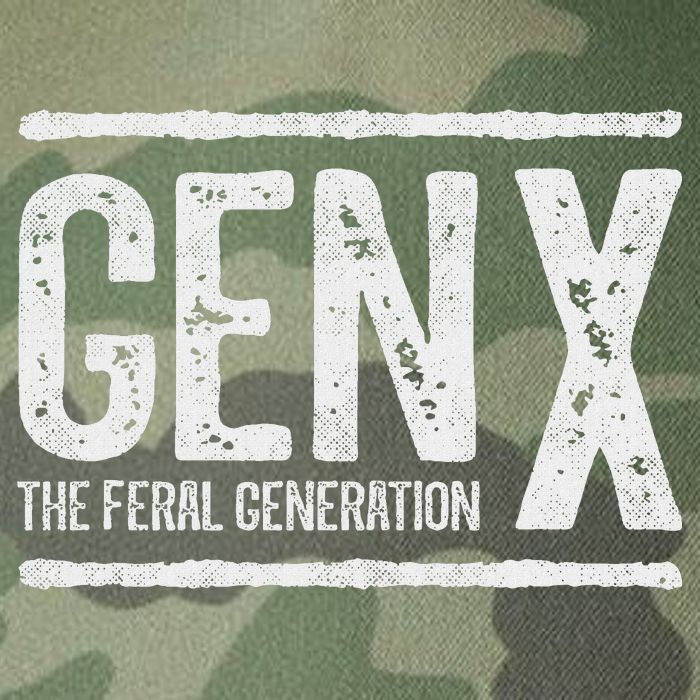 Generation X Gen X The Feral Generation Legacy Tie Dye Trucker Hat