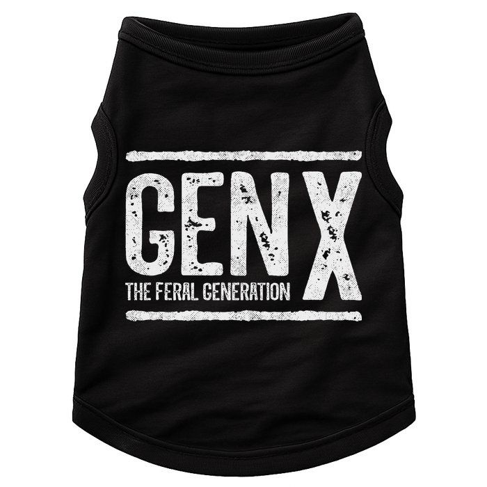 Generation X Gen X The Feral Generation Doggie Tank