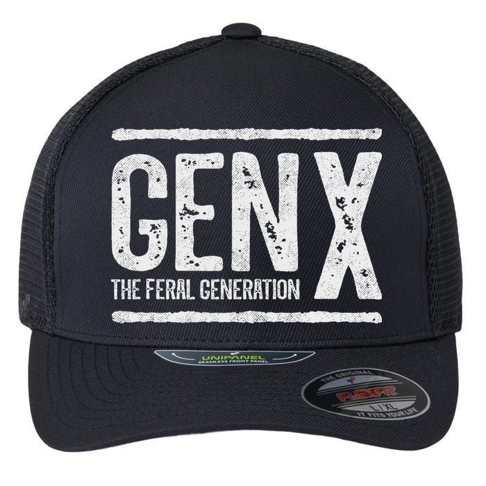 Generation X Gen X The Feral Generation Flexfit Unipanel Trucker Cap