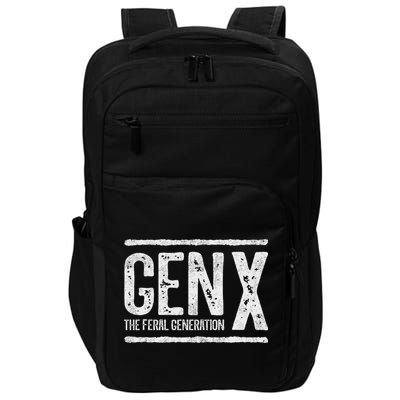 Generation X Gen X The Feral Generation Impact Tech Backpack