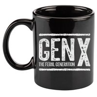 Generation X Gen X The Feral Generation 11oz C Handle Ceramic Mug