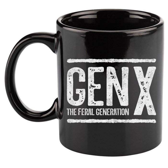 Generation X Gen X The Feral Generation 11oz C Handle Ceramic Mug