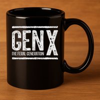 Generation X Gen X The Feral Generation 11oz C Handle Ceramic Mug