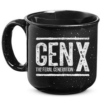 Generation X Gen X The Feral Generation 15oz Campfire Ceramic Mug