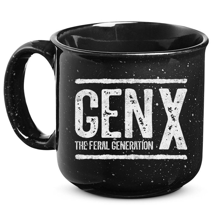 Generation X Gen X The Feral Generation 15oz Campfire Ceramic Mug