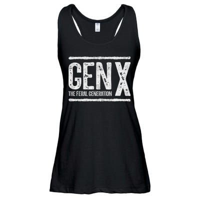 Generation X Gen X The Feral Generation Ladies Essential Flowy Tank