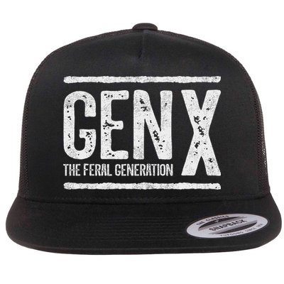 Generation X Gen X The Feral Generation Flatbill Hat