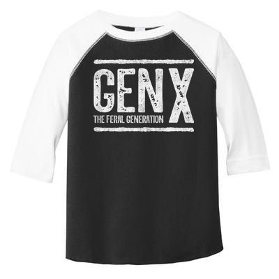 Generation X Gen X The Feral Generation Toddler Fine Jersey T-Shirt