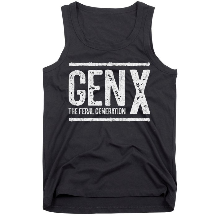 Generation X Gen X The Feral Generation Tank Top