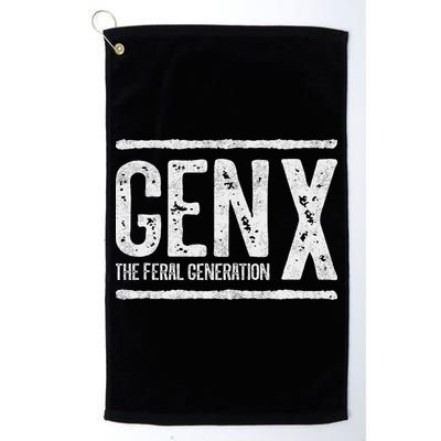 Generation X Gen X The Feral Generation Golf Towel