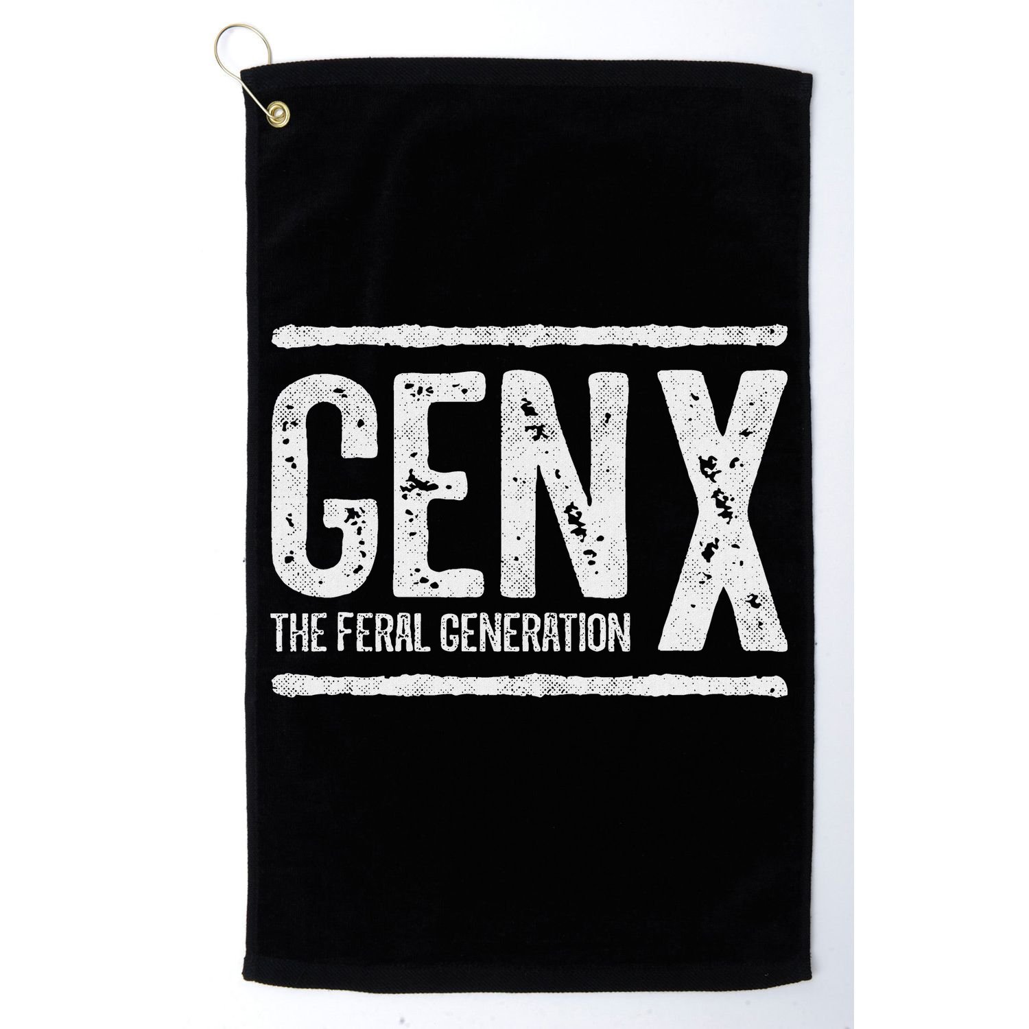 Generation X Gen X The Feral Generation Golf Towel