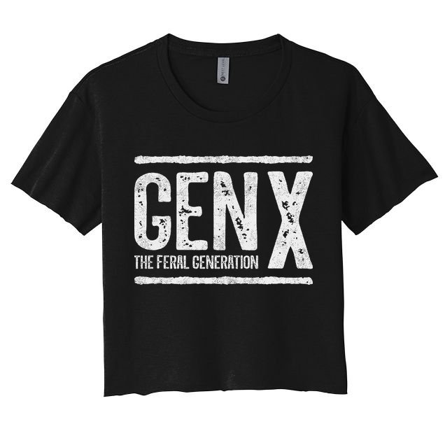 Generation X Gen X The Feral Generation Crop Top