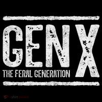 Generation X Gen X The Feral Generation Women's V-Neck T-Shirt