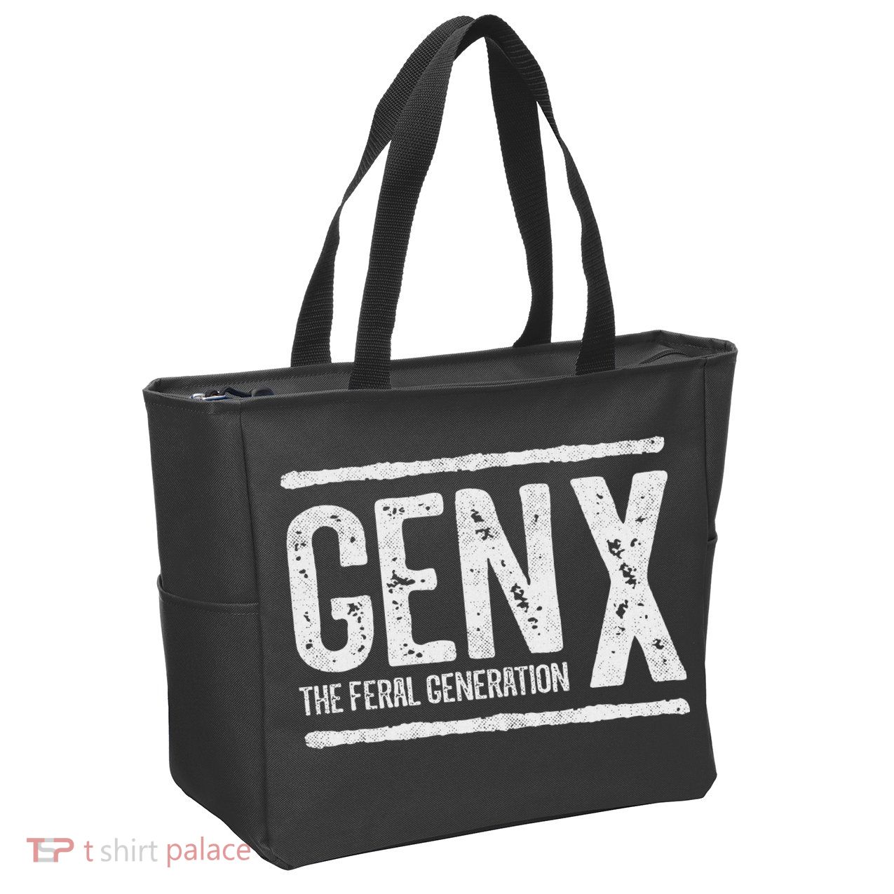 Generation X Gen X The Feral Generation Zip Tote Bag