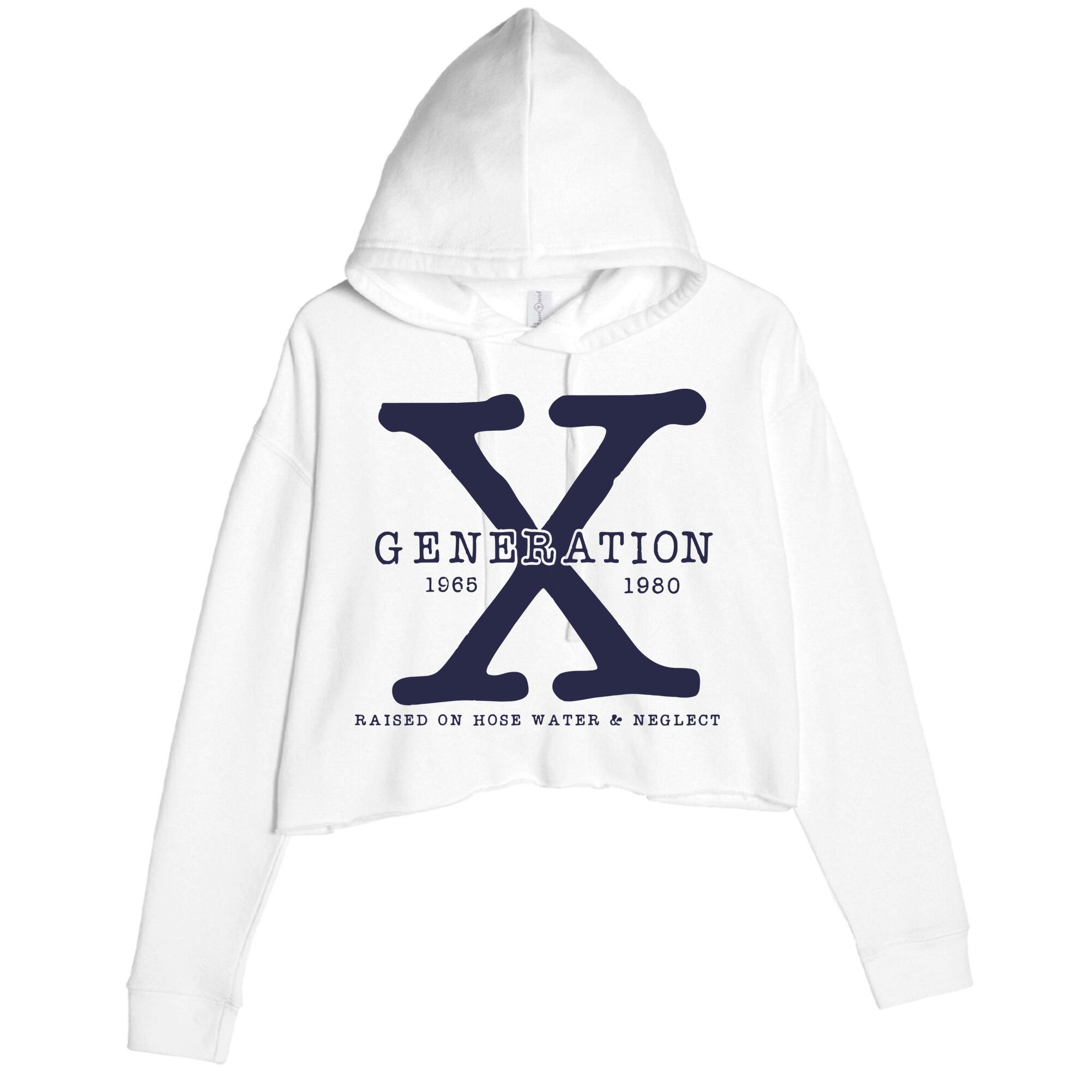 Generation X Crop Fleece Hoodie
