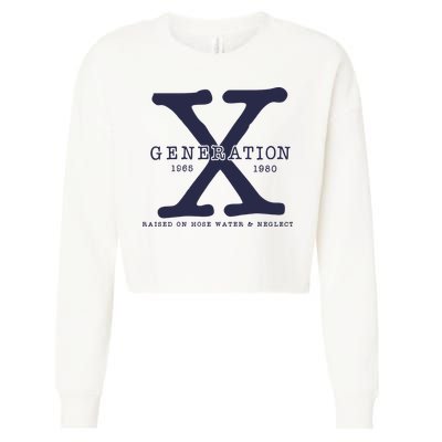 Generation X Cropped Pullover Crew