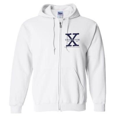 Generation X Full Zip Hoodie