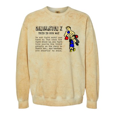 Gen X Colorblast Crewneck Sweatshirt