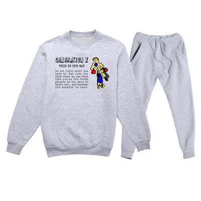 Gen X Premium Crewneck Sweatsuit Set