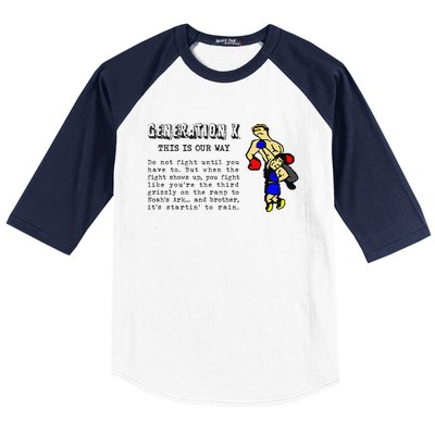 Gen X Baseball Sleeve Shirt