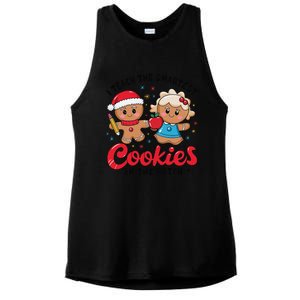 Gingerbread Xmas I Teach The Smartest Cookies In The Batch Ladies PosiCharge Tri-Blend Wicking Tank