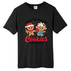 Gingerbread Xmas I Teach The Smartest Cookies In The Batch Tall Fusion ChromaSoft Performance T-Shirt