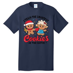 Gingerbread Xmas I Teach The Smartest Cookies In The Batch Tall T-Shirt