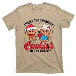 Gingerbread Xmas I Teach The Smartest Cookies In The Batch T-Shirt