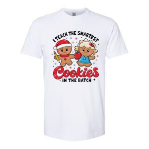 Gingerbread Xmas I Teach The Smartest Cookies In The Batch Softstyle CVC T-Shirt